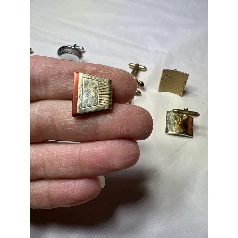 Vintage Cuff Links Lot Of 5